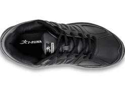 Womens Wide Fit I-Runner Pro Leather Trainers