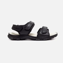 Womens Wide Fit James Leather Sandals by Tredd Well