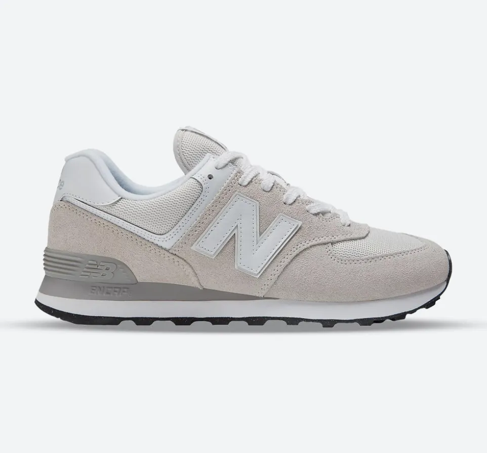 Women's Wide Fit New Balance ML574EVW Running Trainers - Exclusive - Nimbus Cloud/White ENCAP