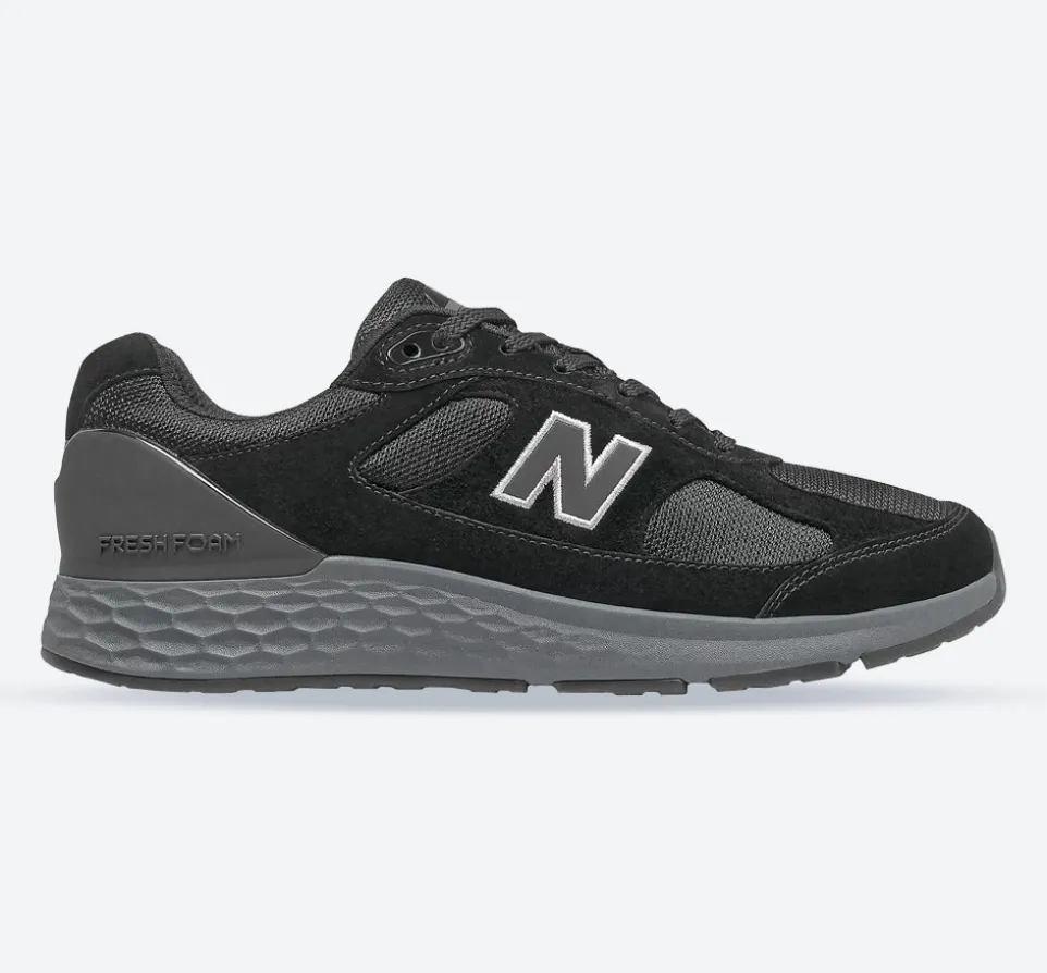 Womens Wide Fit New Balance MW1880 Walking Trainers - Black