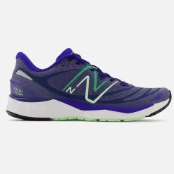Women's Wide Fit New Balance MSOLVPW4 Running/Walking Trainers - Blue/Grey