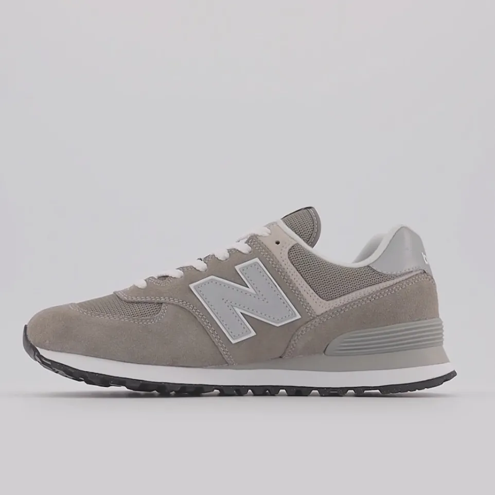 Women's Wide Fit New Balance ML574EVG Running Trainers - Exclusive - Grey ENCAP