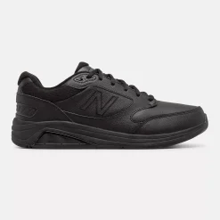 Womens Wide Fit New Balance MW928BK3 Black Walking Rollbar Stability Trainers
