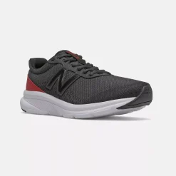 Womens Wide Fit New Balance M411CK2 Walking and Running Trainers - Black/Red