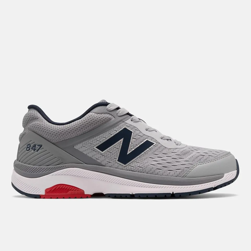 Womens Wide Fit New Balance MW847LG4 Walking Rollbar Stability Trainers - Exclusive