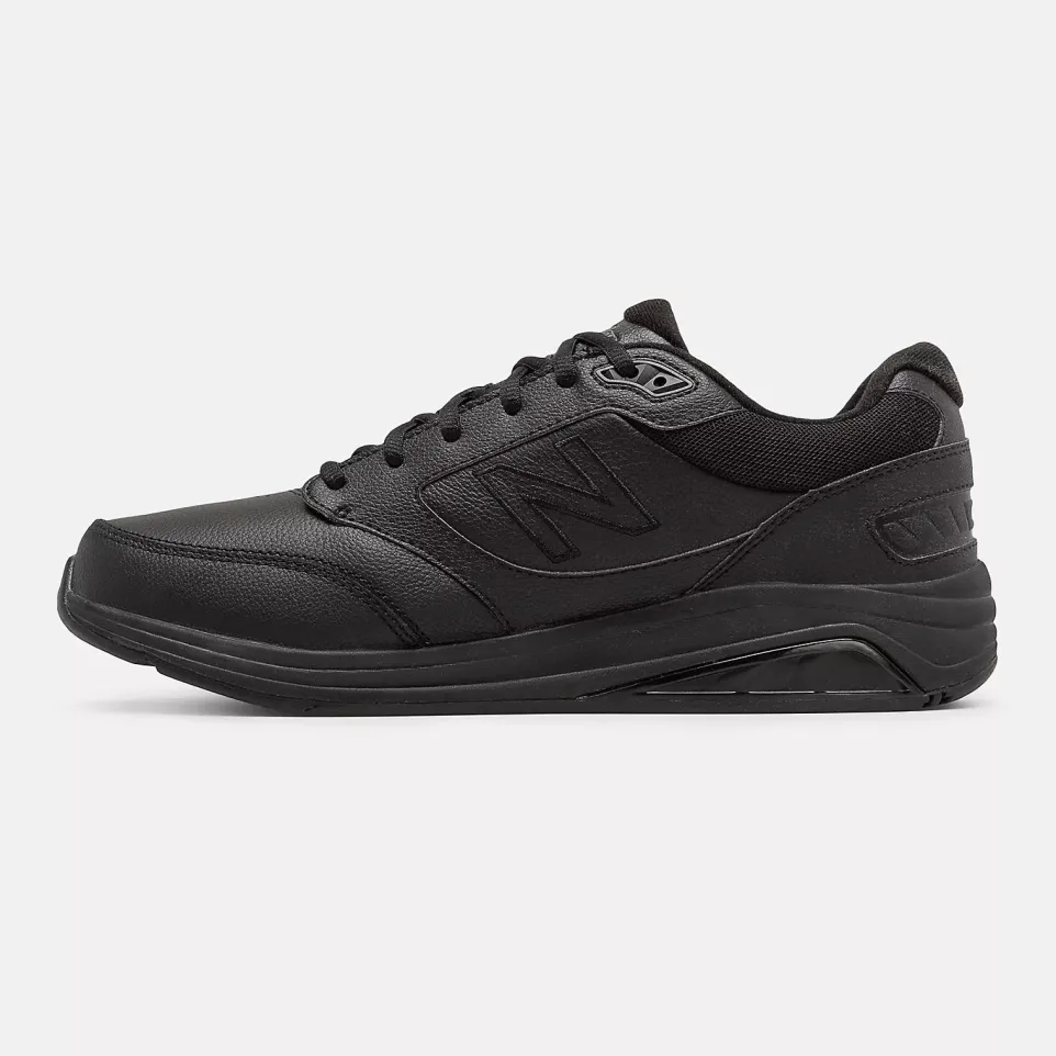 Womens Wide Fit New Balance MW928BK3 Black Walking Rollbar Stability Trainers