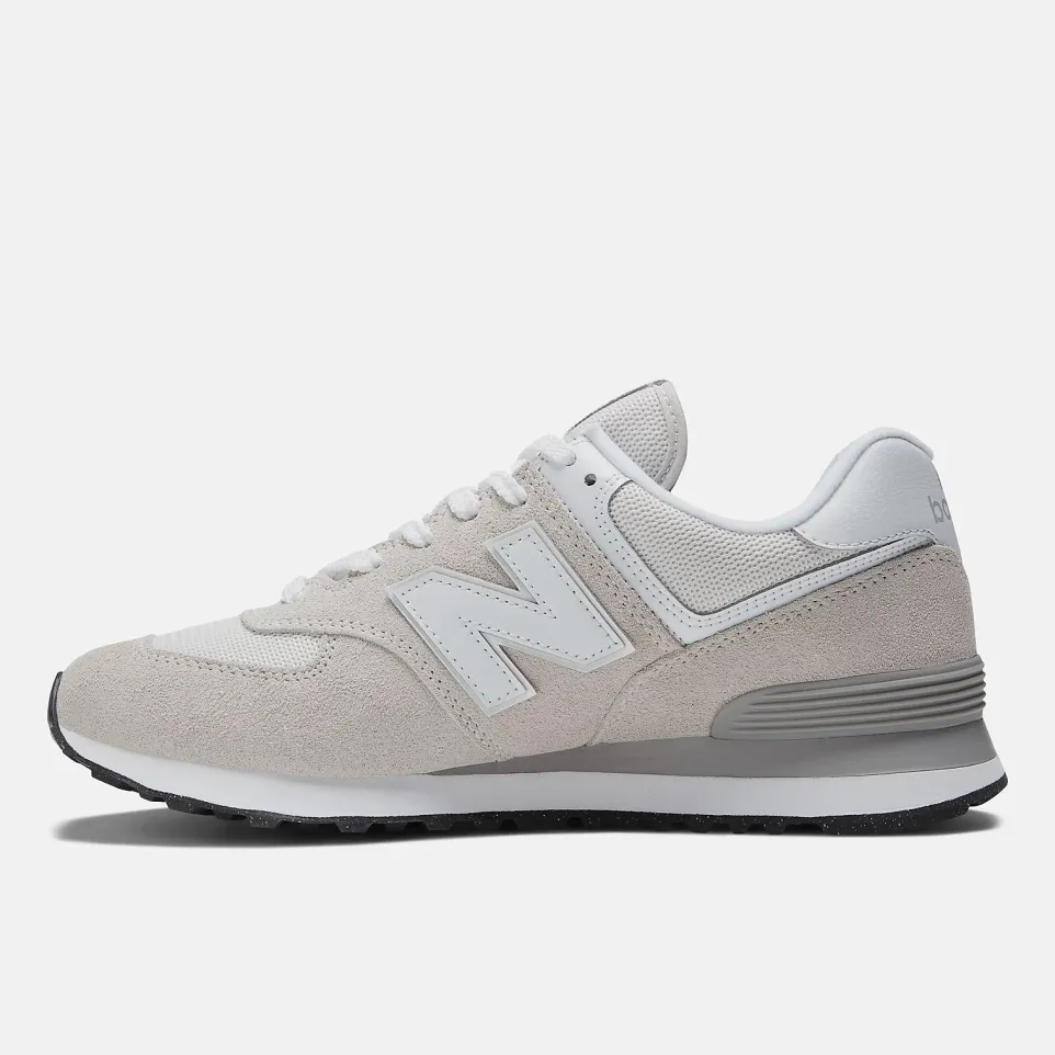 Women's Wide Fit New Balance ML574EVW Running Trainers - Exclusive - Nimbus Cloud/White ENCAP