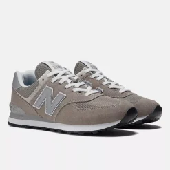Women's Wide Fit New Balance ML574EVG Running Trainers - Exclusive - Grey ENCAP