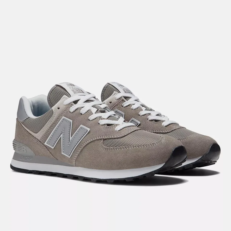Women's Wide Fit New Balance ML574EVG Running Trainers - Exclusive - Grey ENCAP