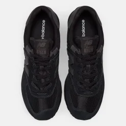 Women's Wide Fit New Balance ML574EVE Running Trainers - Exclusive - Black ENCAP