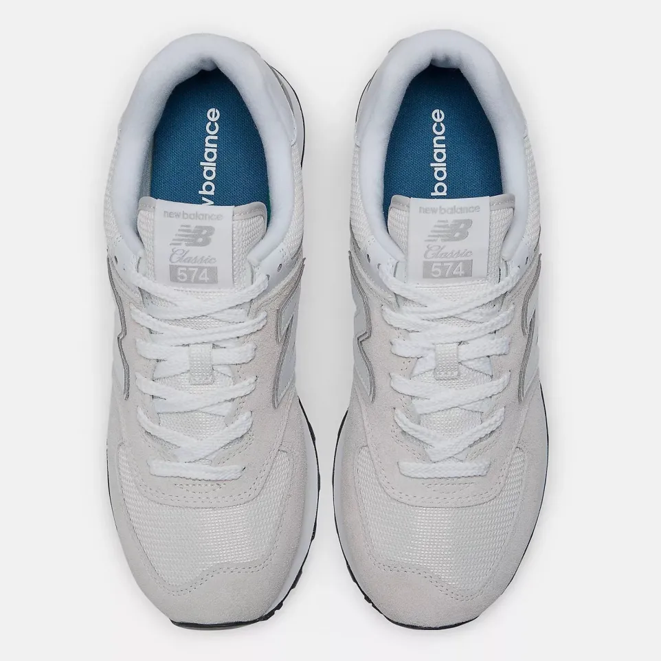 Women's Wide Fit New Balance ML574EVW Running Trainers - Exclusive - Nimbus Cloud/White ENCAP