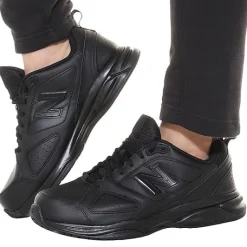 Womens Wide Fit New Balance MX624AB5 Black Trainers ABZORB
