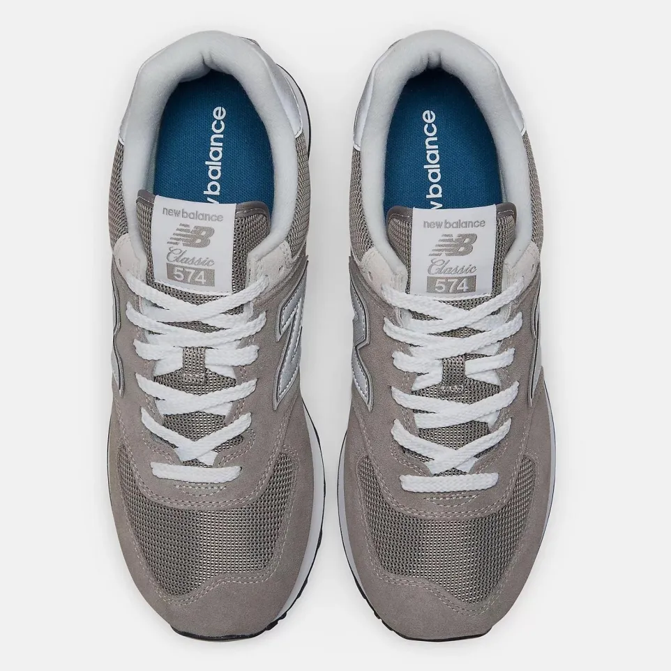 Women's Wide Fit New Balance ML574EVG Running Trainers - Exclusive - Grey ENCAP