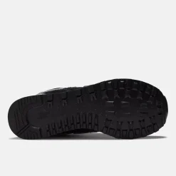 Women's Wide Fit New Balance ML574EVB Running Trainers - Exclusive - Black/White ENCAP