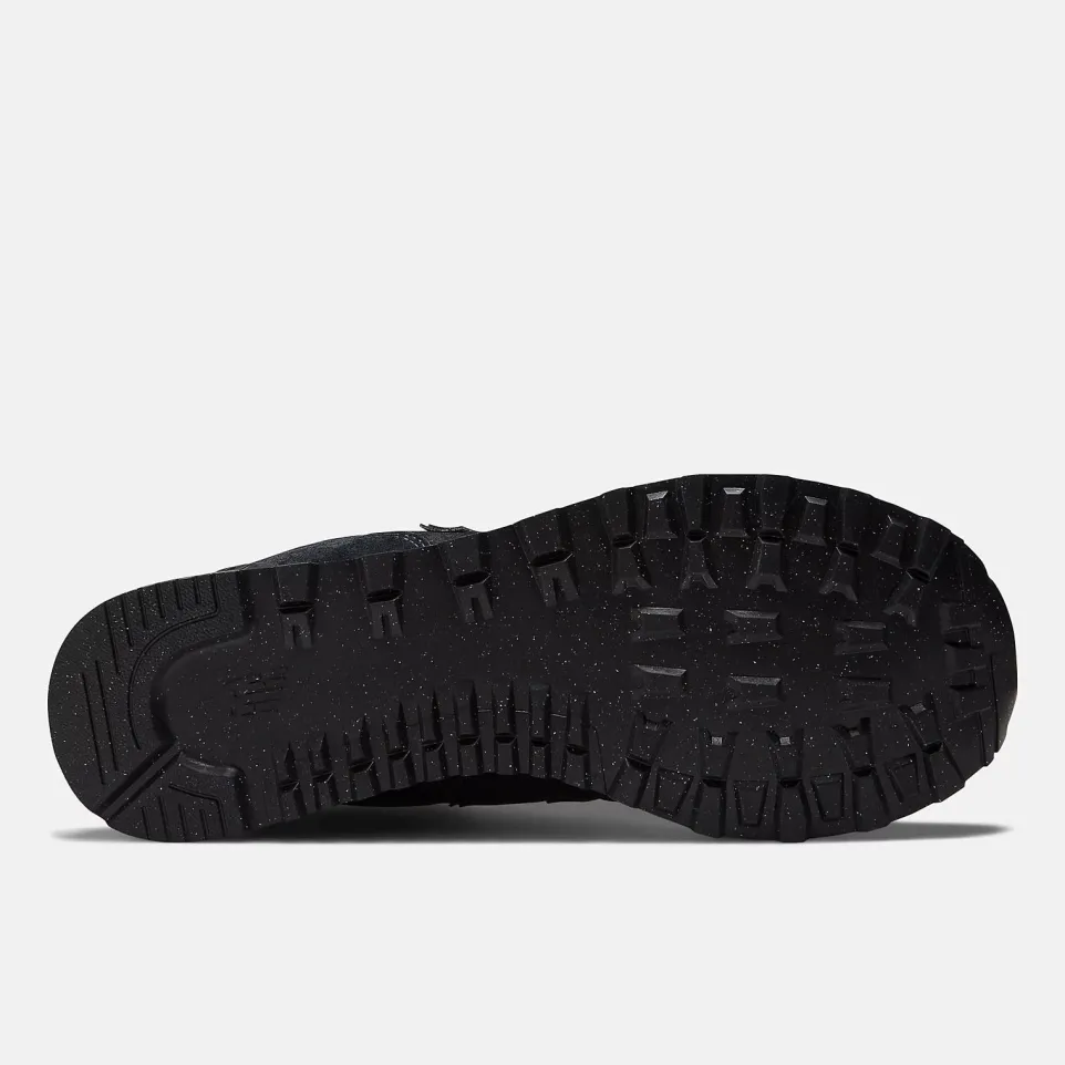 Women's Wide Fit New Balance ML574EVE Running Trainers - Exclusive - Black ENCAP