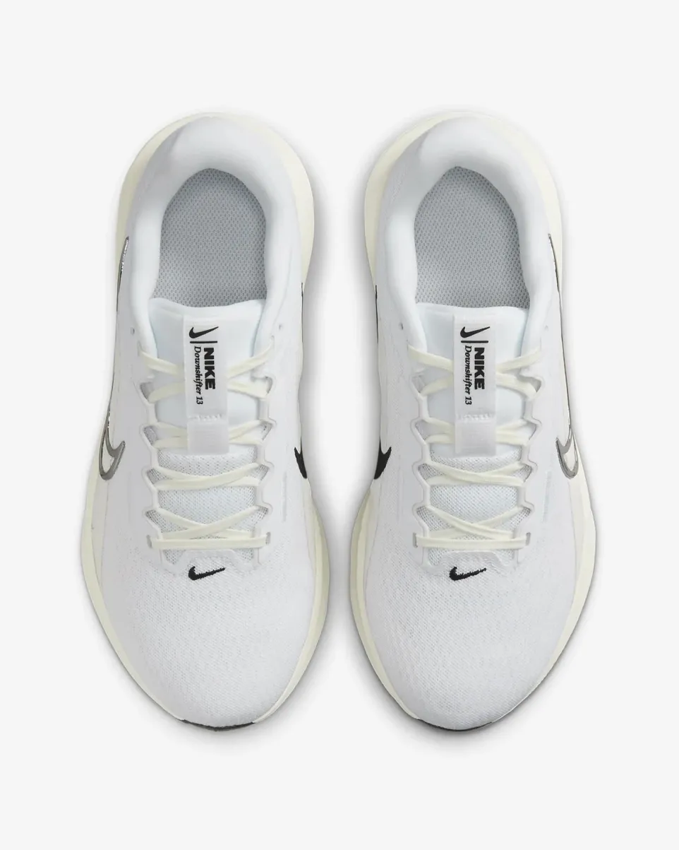 Women's Wide Fit Nike FZ3088-100 Downshifter 13 Trainers