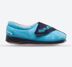 Womens Wide Fit Padders Hug Slippers