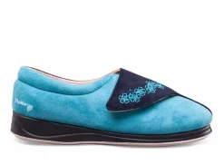 Womens Wide Fit Padders Hug Slippers