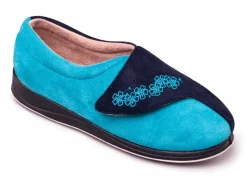 Womens Wide Fit Padders Hug Slippers