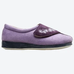 Womens Wide Fit Padders Hug Slippers