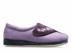 Womens Wide Fit Padders Hug Slippers