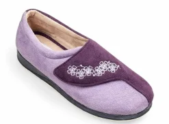 Womens Wide Fit Padders Hug Slippers