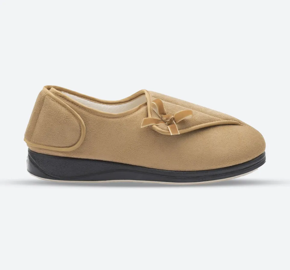 Womens Wide Fit Padders Penny Slippers