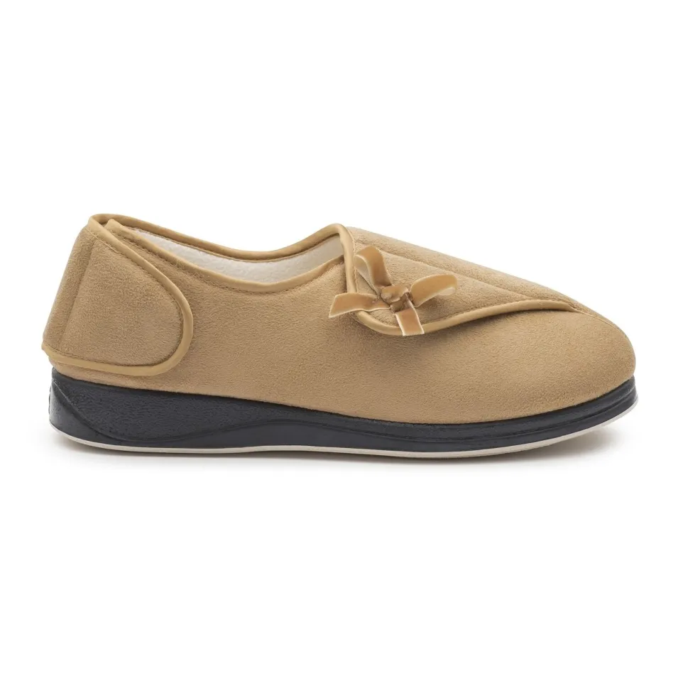 Womens Wide Fit Padders Penny Slippers