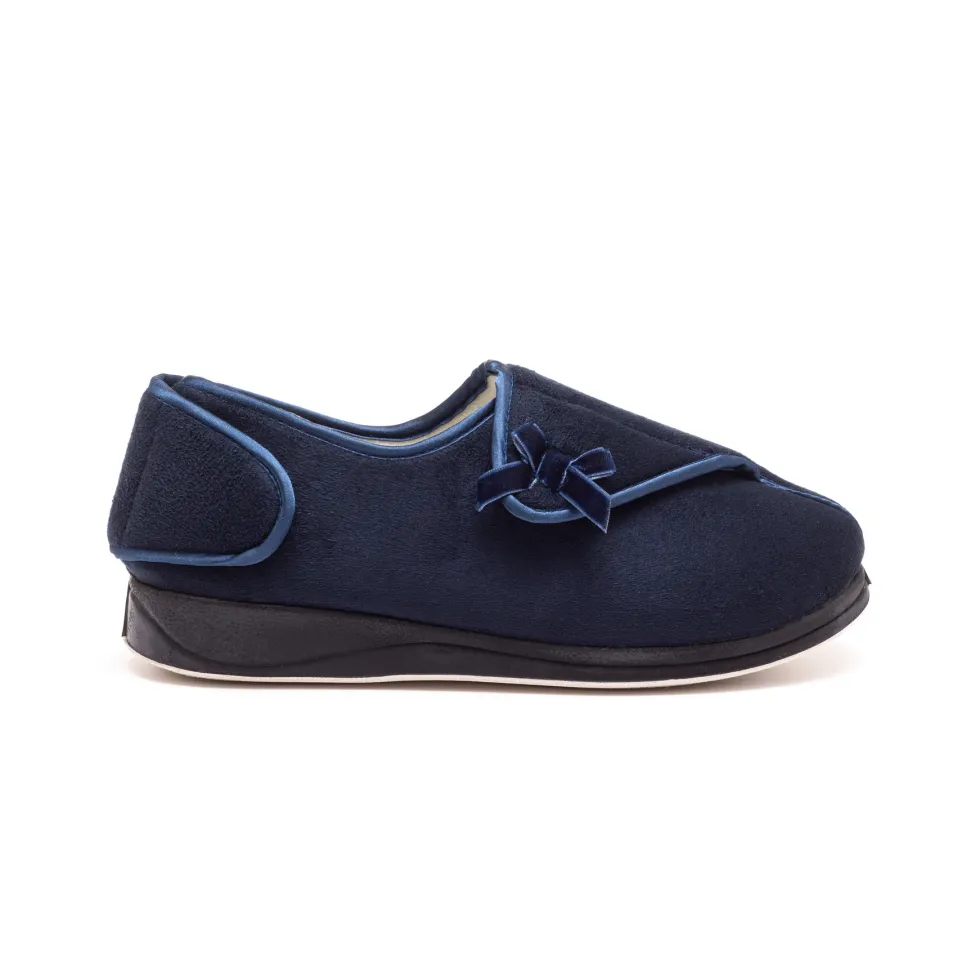 Womens Wide Fit Padders Penny Slippers