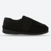 Womens Wide Fit Padders Wrap Slippers