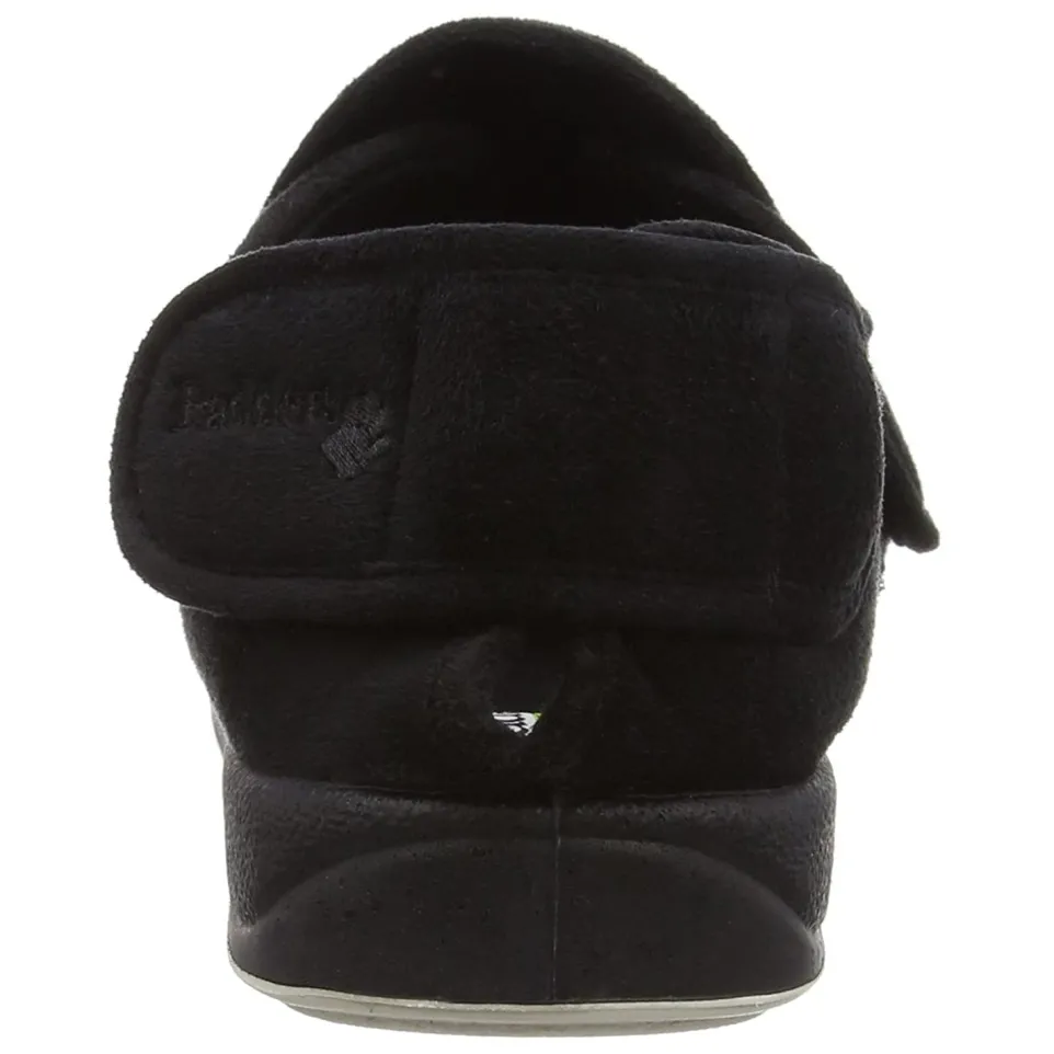 Womens Wide Fit Padders Wrap Slippers