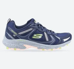 Women's Wide Fit Skechers 149820 Hillcrest Vast Adventure Trainers - Navy/Grey