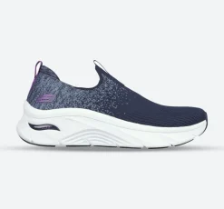 Women's Wide Fit Skechers 149684 Arch Fit D'Lux Key Journey Trainers