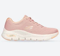 Women's Wide Fit Skechers 149566 Arch Fit Freckle Me Trainers
