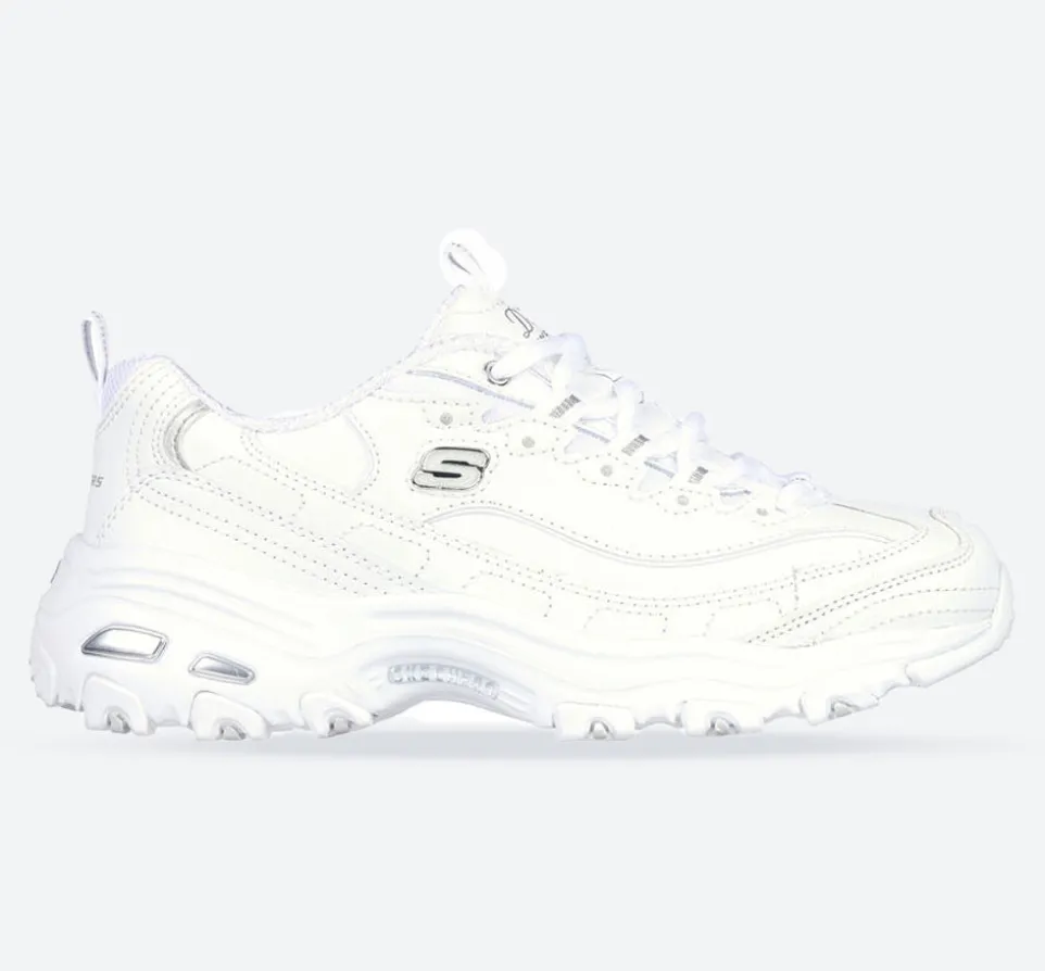 Women's Wide Fit Skechers 11931 D'lites Fresh Start Trainers