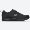 Women's Wide Fit Skechers 77211EC Ghenter Srelt Occupational Trainers