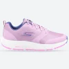 Women's Wide Fit Skechers 128275 GO RUN Consistent Lunar Night Trainers - Mauve