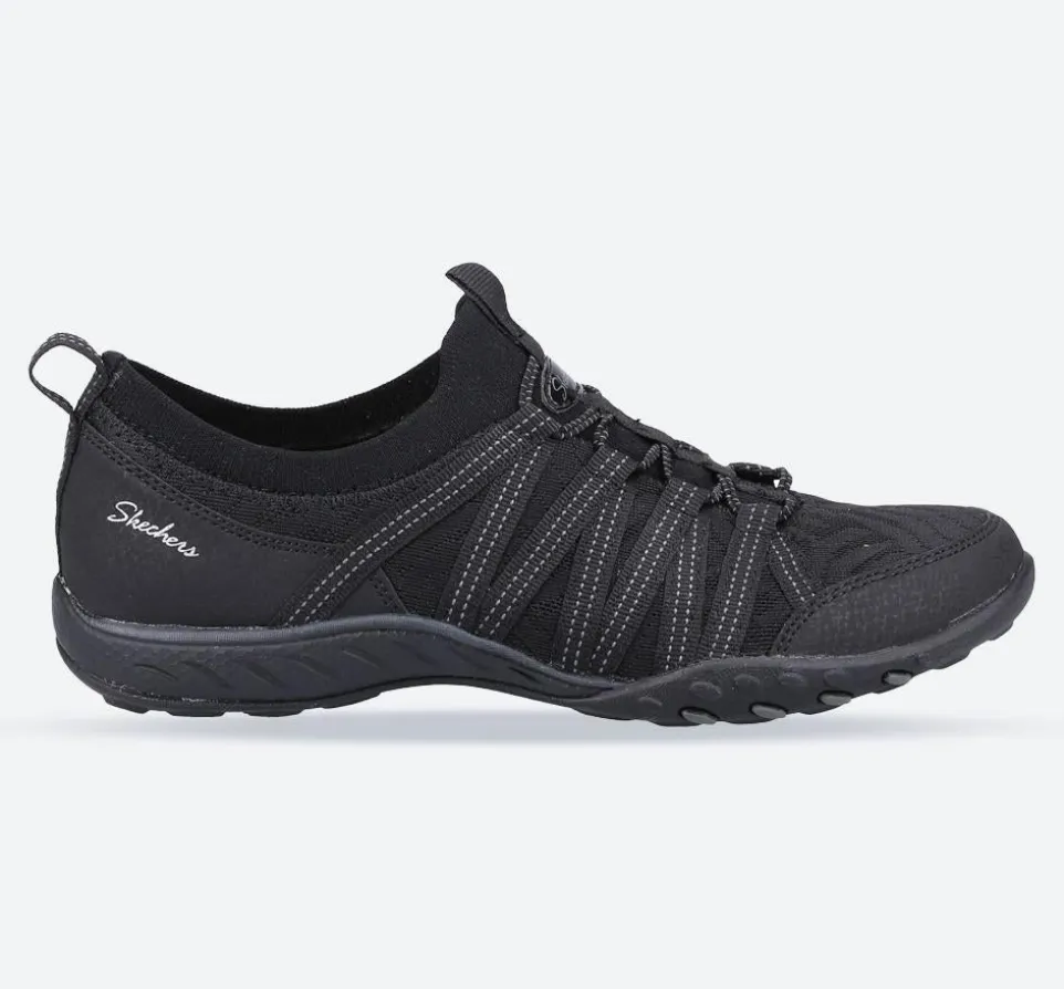 Women's Wide Fit Skechers 100244 Breathe Easy First Light Trainers