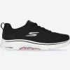 Women's Wide Fit Skechers 125207 Go Walk 7 Clear Path Trainers