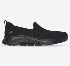 Women's Wide Fit Skechers 125218 Go Walk 7 Ivy Trainers