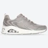 Women's Wide Fit Skechers Tres-Air Uno Glit Airy Trainers