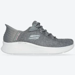 Women's Wide Fit Skechers 150012 Slip-ins Skech Lite Pro Natural Trainers