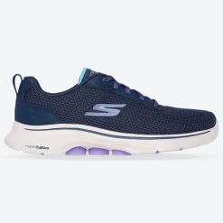 Women's Wide Fit Skechers 125263 Go Walk 7 Kaylor Trainers