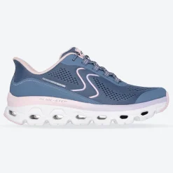 Women's Wide Fit Skechers 180272 Slip-ins Glide Step Sole Trainers