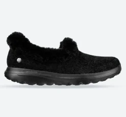 Women's Wide Fit Skechers 175051 Go Walk Lounge Slippers