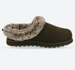 Women's Wide Fit Skechers 31204 Keepsakes Ice Angel Mule Slippers