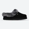 Womens Wide Fit Skechers Bobs Ice Angel 31204W Mule Slippers