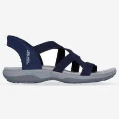 Women's Wide Fit Skechers 163460 Slip-ins Reggae Slim Stretch Flex Sandals