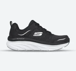 Women's Wide Fit Skechers Relaxed Fit 149336 D'lux Walker Cool Groove Trainers
