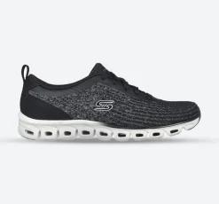 Women's Wide Fit Skechers 104325 Glide Step Sport - Head Start Trainers